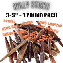 Load image into Gallery viewer, 3-5" Inch Bully Sticks ENDS